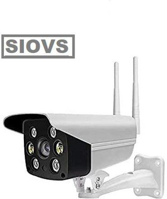 SIOVS WiFi Bullet Camera for Outdoor ( Two Way Audio ,SD Card Storage, Night Vision) Security Camera(64 GB, 1 Channel)