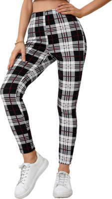 DTR FASHION Multicolor Jegging(Checkered)