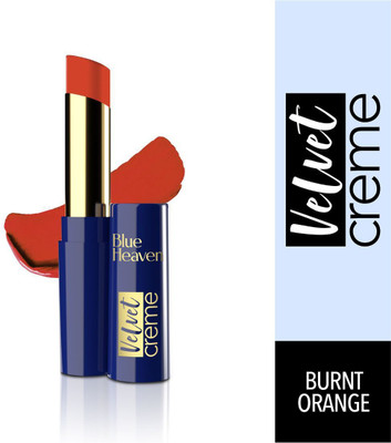 BLUE HEAVEN Velvet Creme Lipstick, Burnt Orange(Burnt orange, 3.5 g)