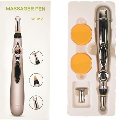 top health acupressure point detector pen electric acupressure pen Massager(Silver)