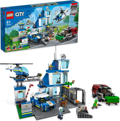 LEGO City Police Station (668 Blocks)(Multicolor)