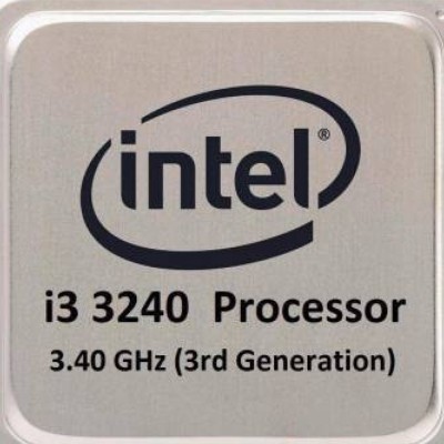 Intel I3 3240 3.4 GHz LGA 1155 Socket 2 Cores Desktop Processor(Silver)
