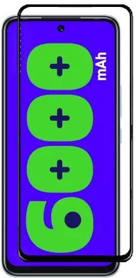 MOBIGENIX Edge To Edge Tempered Glass for Infinix HOT 12 Play(Pack of 1)