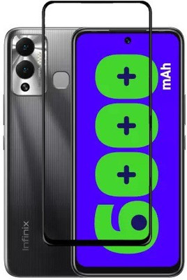 MOBIGENIX Edge To Edge Tempered Glass for Infinix HOT 12 Play(Pack of 1)