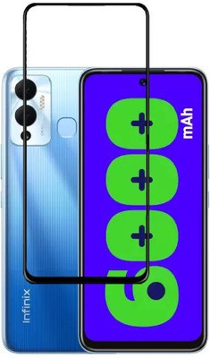 CASEHUNT Edge To Edge Tempered Glass for Infinix HOT 12 Play(Pack of 1)