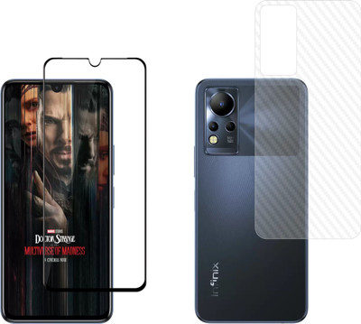 Vatsin Front and Back Tempered Glass for Infinix Note 12i(Pack of 2)