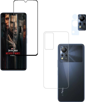 Ten To 11 Front and Back Tempered Glass for Infinix Note 12(Pack of 3)