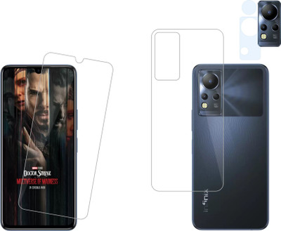 Ten To 11 Front and Back Tempered Glass for Infinix Note 12(Pack of 3)