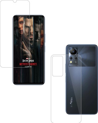 Ten To 11 Front and Back Tempered Glass for Infinix Note 12(Pack of 2)