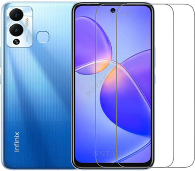 NSTAR Tempered Glass Guard for Infinix HOT 12 Play(Pack of 2)