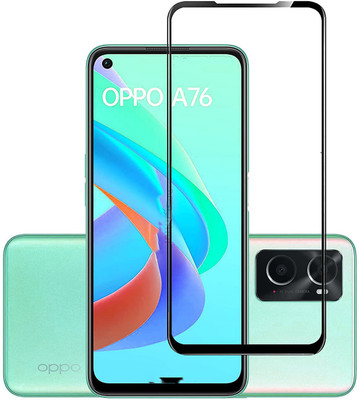 ASMANTIC Tempered Glass Guard for Oppo A76(Pack of 1)