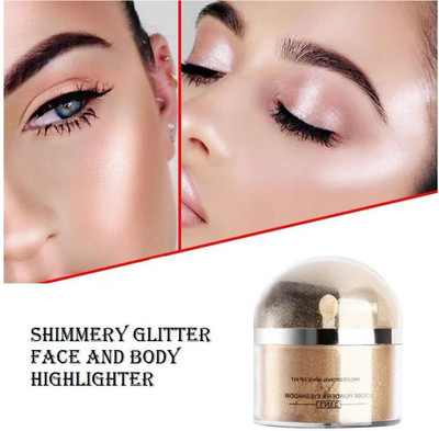 MYEONG FACE AND BODY WHITE 3D SHIMMER LOOSE HIGHLIGHTER POWDER(GOLD)
