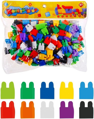 Kp Enterprise Smart Activity Fun& Learning Train Blocks Multi Color Building Bricks and Blocks(Multicolor)