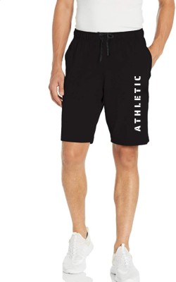 Kartblack Graphic Print Men Black Regular Shorts