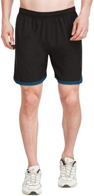 Kyk Solid, Color Block Men Black Regular Shorts, Boxer Shorts, Cycling Shorts, Gym Shorts, Sports Shorts, Running Shorts