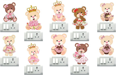 DivineDesigns 13 cm Dolls Daddy Sticker Self Adhesive Sticker(Pack of 10)