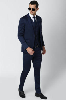 PETER ENGLAND Single Breasted Solid Men Suit