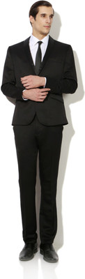 VAN HEUSEN 2 Piece Solid Men Suit