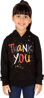 HOPZ Full Sleeve Printed Baby Girls Sweatshirt