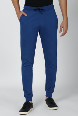 PETER ENGLAND Solid Men Blue Track Pants