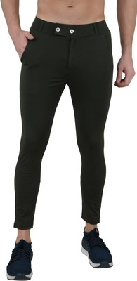 LDHSATI Solid Men Black Track Pants