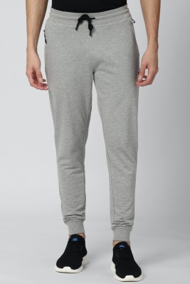 PETER ENGLAND Solid Men Grey Track Pants