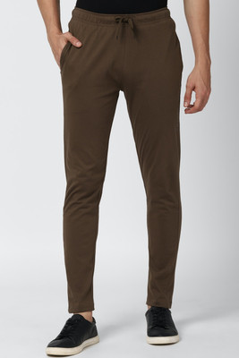 PETER ENGLAND Solid Men Brown Track Pants