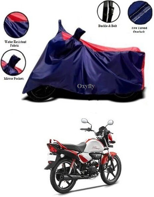 Mdstar Waterproof Two Wheeler Cover for Hero(Splendor I Smart, Blue, Red)