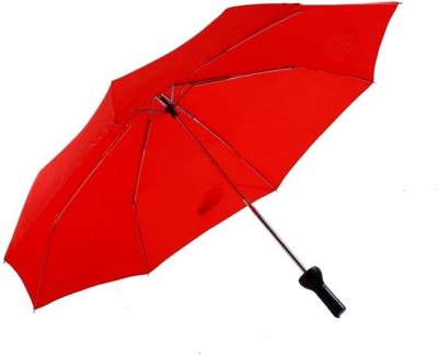 Muren Double Layer Wine Bottle Shape Mini Compact Foldable-Red Umbrella(Red)