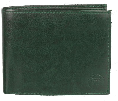 ZORO Men Green Artificial Leather Wallet(5 Card Slots)