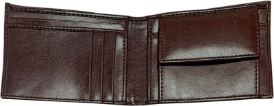 GS.ESHIKA Men Travel Brown Artificial Leather Wallet(5 Card Slots)