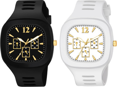 hala Miller Combo of 2 Analog Watch Analog Watch - For Men