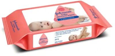 JOHNSON'S Baby Skincare Wipes Cleansing (20 Wipes)