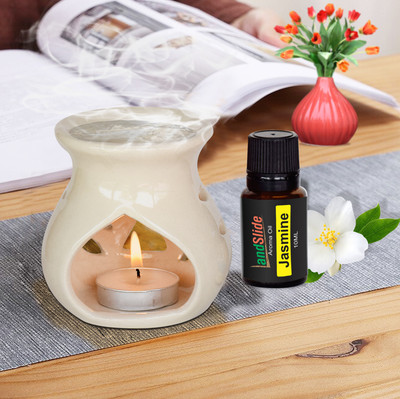 LANDSLIDE Jasmine Aroma Oil and Burner Diffuser Burner(3 x 1 Units)