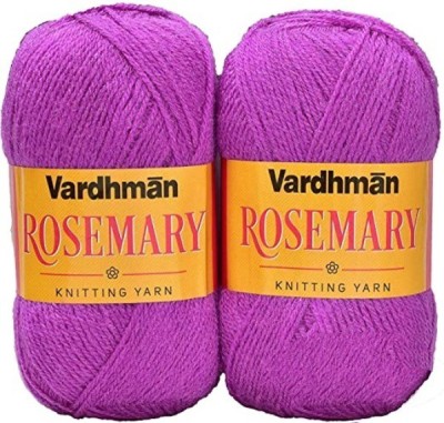 JEFFY Vardhman Rosemary Wool Hand Knitting/Art Craft Soft Yarn, 300 Gram, Shade No-25