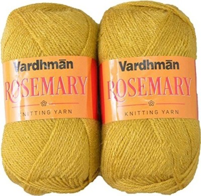 JEFFY Vardhman Rosemary Wool Hand Knitting/Art Craft Soft Yarn, 400 Gram, Shade No-37