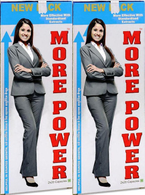 More Power A(Pack of 2, 40 Capsules, 40 Capsules)