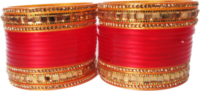 Nexteesh Plastic Cubic Zirconia Bangle Set(Pack of 28)