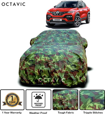 octavic Car Cover For Renault Kiger (With Mirror Pockets)(Green)