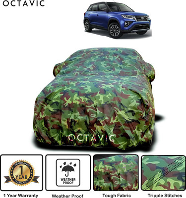 octavic Car Cover For Toyota Urban Cruiser (With Mirror Pockets)(Green)