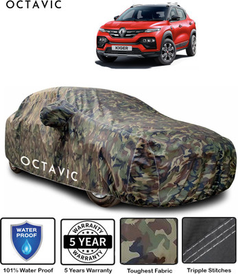 octavic Car Cover For Renault Kiger (With Mirror Pockets)(Green)