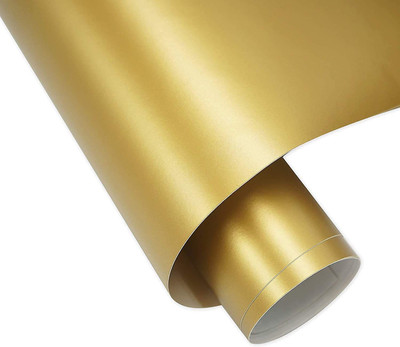 Wallmate Wrap for Car & Bike(Gold)