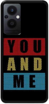 NDCOM Back Cover for Oppo F21 Pro 5G You And Me Printed(Multicolor, Hard Case, Pack of: 1)