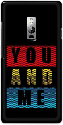 NDCOM Back Cover for OnePlus 2 You And Me Printed(Multicolor, Hard Case, Pack of: 1)
