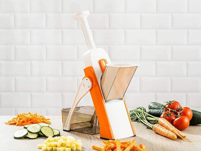 Aarav Enterprises by Stainless Steel Spring slicer Vegetable Chopper(1 SET slicer)