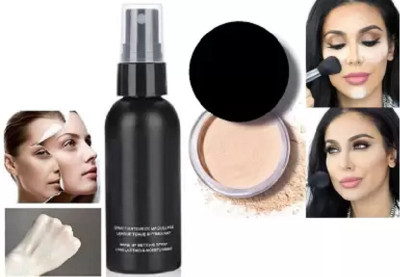 Aylily Oil-control Even Skin Color Concealer Loose Powder & Long Lasting Makeup Fixer(2 Items in the set)
