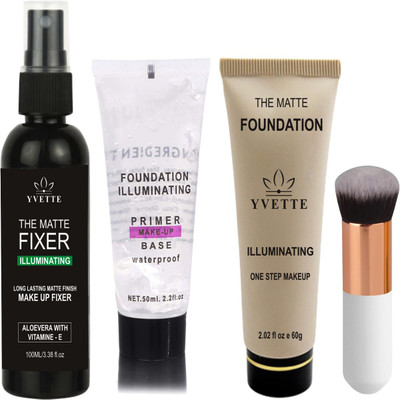 YVETTE FIXER SPRAY 100ml, PRIMER(4 Items in the set)