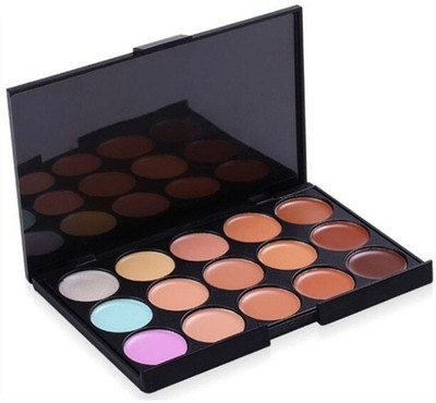 YAWI best 5 Color Matte Finish Waterproof Contour Palette Foundation(Multi Shade, 15 g)