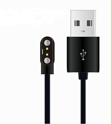 zovc Magnetic Charging Cable 0.03 m For 2 Pin(Compatible with Noise Colorfit Pro 2,3, Boat strom,Nexfit run, Black)