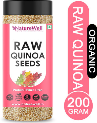 Naturewell Quinoa Seeds (RAW ) Vitamin , Fiber, Protein, Anti Oxidents for Weight Loss-RQS Quinoa Seeds(200 g)